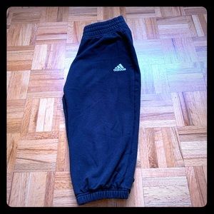 Adidas crop pants black size small